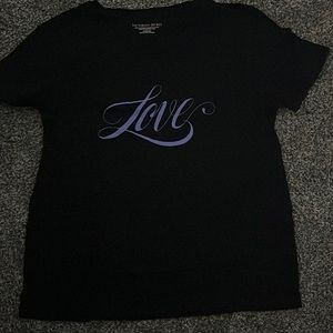 Black Victoria’s secret tee-shirt